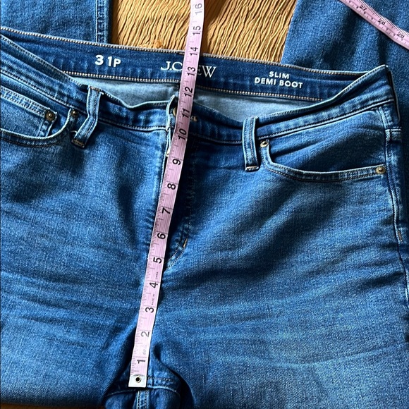 J. Crew Slim Demi Boot Crop ecojean 31P - Picture 5 of 7